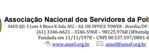 PORTARIA 001/2024 – Cria a Comissão de Análise da LEI ORGÂNICA DA POLÍCIA FEDERAL, e dá outras providências.